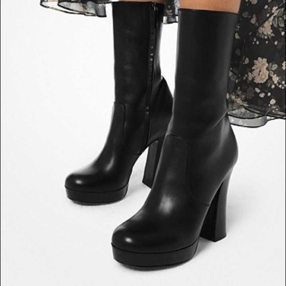 Leather Platform Shoes